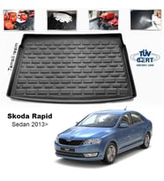 Skoda Rapid Bagaj Havuzu Paspası 2013 Sonrası