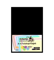 Siyah Renkli A-4 Fotokopi Kağıdı 25 li 1 Paket Artlantis Fotokopi Renkli A4 Kağıdı