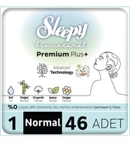 Bio Natural Premium Plus Hijyenik Ped Mega Paket Normal 46 Adet