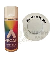 Akçalı Akrilik Sprey Boya METALİK GRİ (Simli) 400 ml - 357