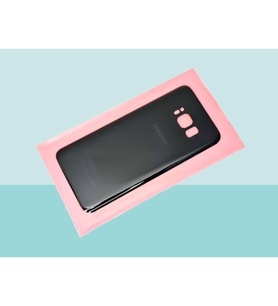 Tkgz - Samsung Galaxy S8 Arka Kapak Batarya Kapağı - SİYAH