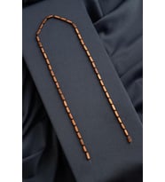Hematit Doğal Taş Parlak Kahverengi Dikdörtgen Kesim 3x9mm Dizi [AA]