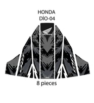 Grippatch - Honda Dio ile Uyumlu Renkli Tank Pad GC22-4