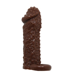 4 cm Uzatmalı Damarlı Penis Kılıfı