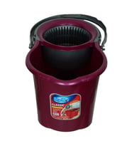 Spin Mop Temizlik Seti 360 Derece Döner Başlıklı Kova+Mop+Paspas+Sap Karışık Renk