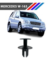 Mercedes W163 M Class Davlumbaz Klipsi 25 Adetli Paket