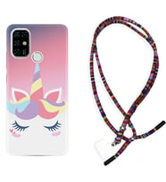 Casper E30 F20 X20 Kılıf Boyun Asklı Rasta Silikon Sweety Unicorn 1737