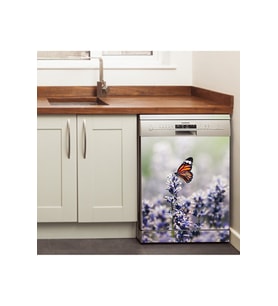 Bulaşık Makinası & Beyaz Eşya Yapışkanlı Folyo Kaplama Sticker (75X75CM) - Bulaşık Makinesi