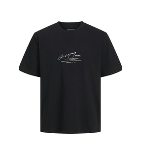 JORMANCHESTER SCRIPT TEE SS CREW NECK (Siyah)