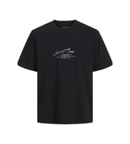JORMANCHESTER SCRIPT TEE SS CREW NECK (Siyah)