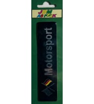 Motosport Yazılı Arma Sticker - Yüksek Kalite, Şık ve Dayanıklı Tasarım - Araç, Laptop ve Duvar Süsleme
