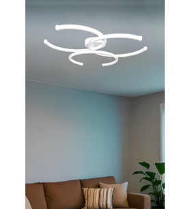 Modern Beyaz Led 3'lü Avize, Salon ve Mutfak İçin Şık Aydınlatma