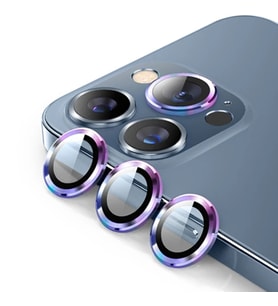 ALLY İPhone 13 Pro -13 Pro Max 3D Metal Çerçeveli Kamera Lens Koruyucu-(5775) - SSSSSS9920-7713