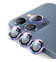 ALLY İPhone 13 Pro -13 Pro Max 3D Metal Çerçeveli Kamera Lens Koruyucu-(5775) - SSSSSS9920-7713