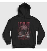 Presmono Unisex Siyah Astarion Vampire Oyun Baldur's Gate Kapüşonlu Sweatshirt 495757tt