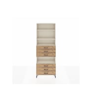 Arges Dolap 4 Raflı 6 Çekmeceli 88x30x243 Aytaşı-Çam