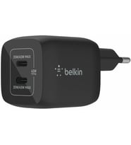 Çift USB-C Duvar Şarj Cihazı 45W, iPhone 14, 13, 12, Pro, Pro Max, iPad Pro 12.9, 11, MacBook, Galaxy S23, S23+, Ultra, Tab ve daha fazlası için GaN Teknolojili PD 3.0 Hızlı Şarj