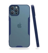 İphone 12 Pro Max Kılıf Platin Silikon - Lacivert