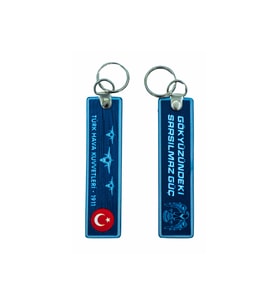 Türk Hava Kuvvetleri Anahtarlık 3D, (12 cm uzunluğunda x 3 cm genişliğinde ) 1. Kalite (Çok Renkli)