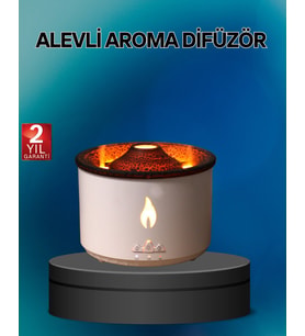 Northcity Alev Efektli Buhar Makinesi: Aromaterapi ve Işık Modlu Tasarım