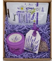 B_candles Hediye seti lavanta kokulu mum seti Mor paket küçük