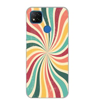 Xiaomi Redmi 9C / 10A Uyumlu Colorful Tasarımlı Şeffaf Telefon Kılıfı