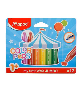 Maped Color Peps Jumbo Mum Boya 1+ Yaş 12 Renk 861311 