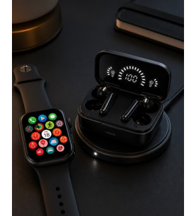 Spor ve Günlük Kullanıma Uygun Akıllı Saat ve Bluetooth Kulaklık Seti Yüksek Performans