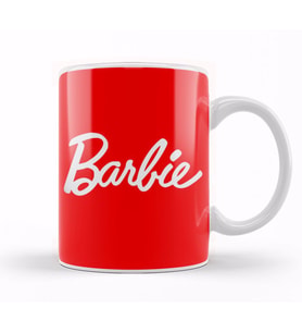 Barbie Logo 04 Kupa Bardak Porselen