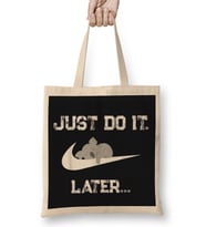 Do It Later Funny Sleepy Koala For Lazy Bez Çanta Uzun Saplı