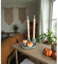 Mumelia Candles Autumn Bubble Duo - Doğal Soya Dekoratif Mum Seti