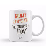 Britney  Survived  2007 Kupa Bardak Porselen