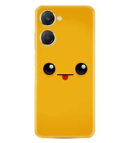 Vivo Y18 Kılıf Desenli Silikon Platinium Series Yellow Sweet 1817