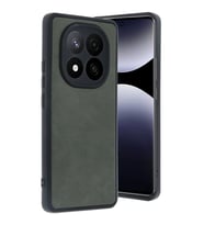 Xiaomi Redmi Note 14 Pro 4g Kılıf Aras Deri Kapak - Koyu Yeşil