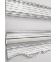 BBB Geniş Pliseli Renk Geçişli Gri Zebra Stor Perde MZ298