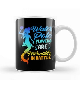 Water Polo Players Are Mermaids In Battle Kupa Bardak Porselen
