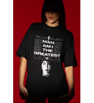 Tasarım Billie Eilish Şarkıcı Baskılı Unisex Oversize Tişört