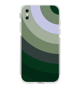 Apple iPhone X Uyumlu Kamera Korumalı Tıpalı Kapak Renk Cümbüşü Tasarımlı Şeffaf Kılıf