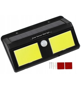 Solar Güneş Enerjili Sensörlü 96 Cob Led Aplik Duvar Tipi Led Lamba
