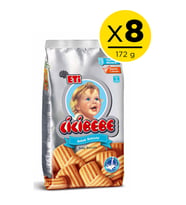 Eti Cicibebe Bebek Bisküvisi 172 g x 8 Adet