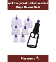Özel Seri Üretim Selülit Çatlak Giderici Vakumlu Masaj Aleti Pompa Hediyeli 6'lı Kupa Hacamat Seti