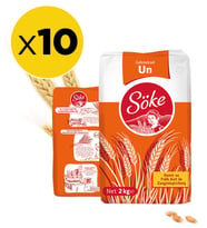 Söke Un 2 kg x 10 Adet (Toplam 20 kg)