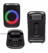 Kimiso Am-242 Müzik Kutusu Şarjlı Bt/Usb/Sd/Aux/Mıc/Fm Ledli