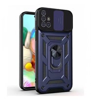 Kızaklı Tank Kılıf Samsung Galaxy A71 Lacivert