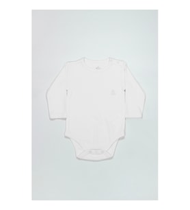 Bistyle Natural Basic Style Uzun Kol Body 17104 Beyaz