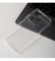 Tecno Spark 20C Kılıf 2mm Anti Shock Silikon Kılıf (Renksiz)