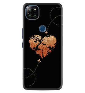 Casper E30 F20 X20 Kılıf Desemli Silikon Plane Heart 1721