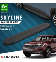S-Dizayn VW Touareg 3 Skyline Siyah Yan Basamak 193 Cm 2018 Üzeri A+ Kalite