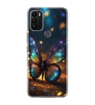 GM 21 Plus Kılıf HD Resim Baskılı Rengarenk Kelebek StKd -097