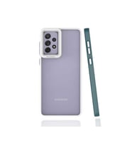 Samsung Galaxy A73 Uyumlu Kılıf Zore Mima Kapak (Koyu Yeşil)
